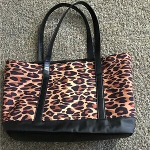 Cheetah print tote